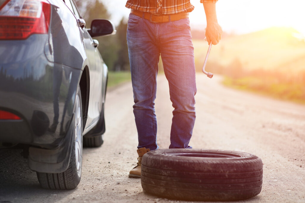 flat tire