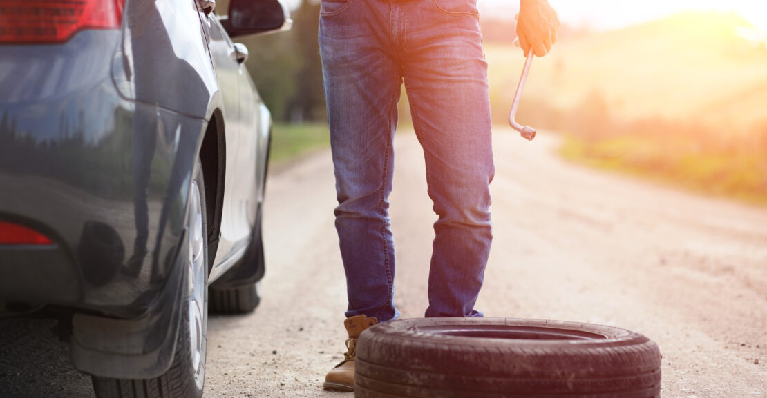 flat tire